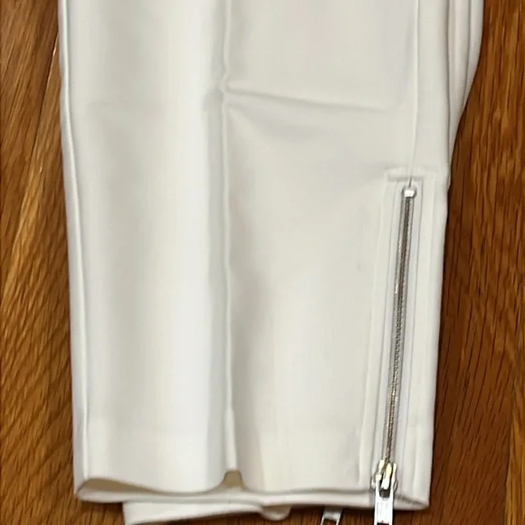 ROZ & ALI  beautiful Royal Blue Ankle  pant Size 8 zipper design side bottom leg - Picture 16 of 16